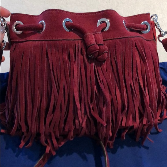 COPY - Rebecca Minkoff Fringe Bucket Crossbody Bag - Picture 3 of 8